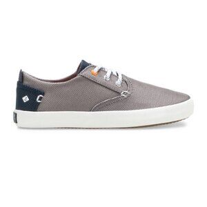 Sperry Boys Bodie SCK263443 Gray Lace Up Low Top Casual Shoes Sneakers Size 4 M